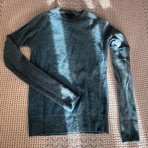 Diesel Black Gold Mens Jade Green Cashmere Mohair Sweater
